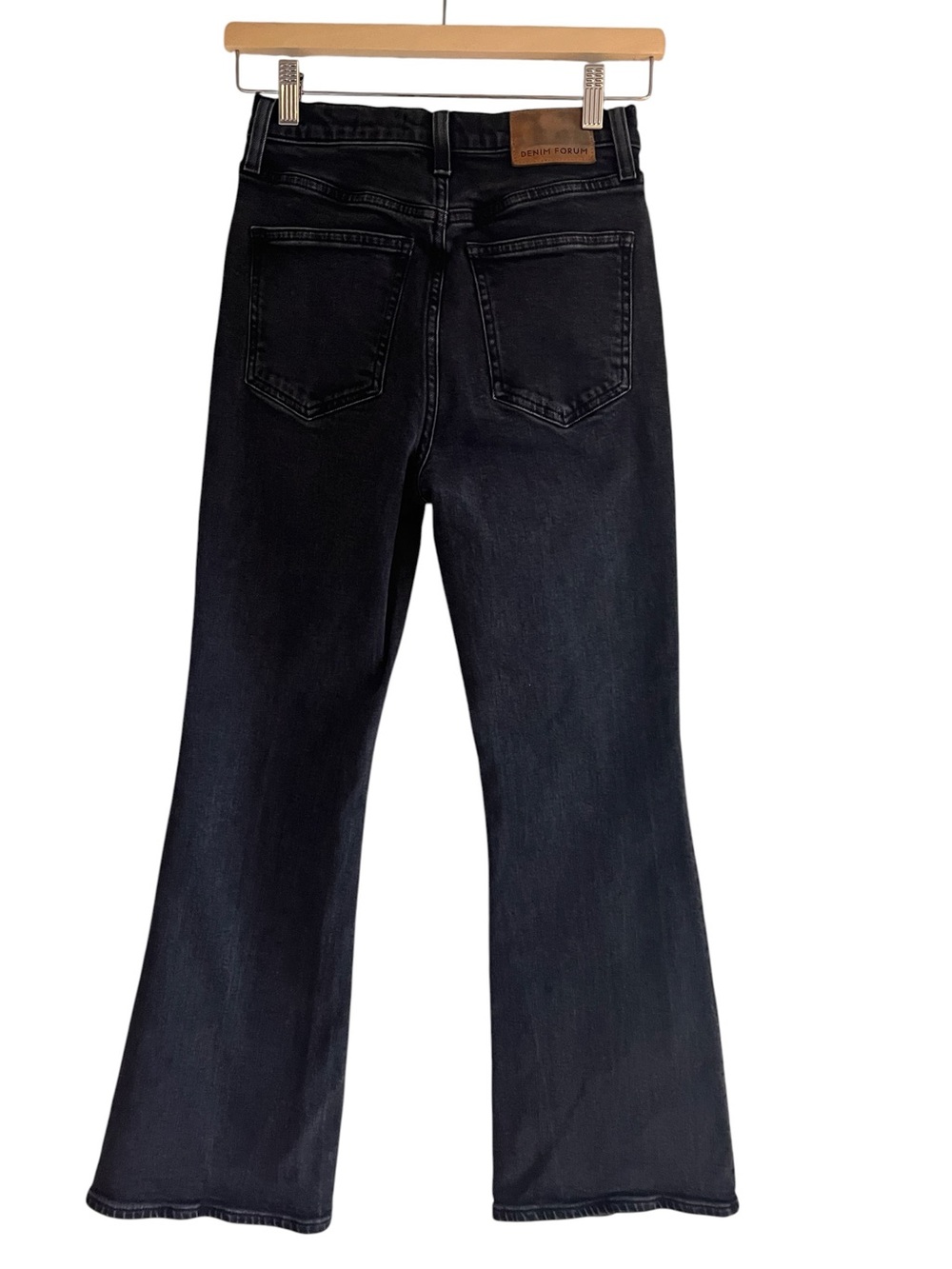 Denim Forum Twiggy High Rise Flare stretch jeans size 25 excellent condition - Picture 7 of 13